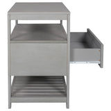 Modern & Contemporary Pine wood+MDF , Nightstand with Drawers Storage for Living Room/Bedroom and Other Sences