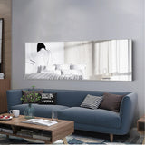 Modern and Contemporary Thin Frame Wall Mirror Full Length Mirror