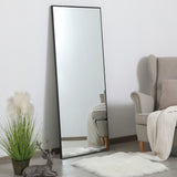 Modern and Contemporary Thin Frame Wall Mirror Full Length Mirror
