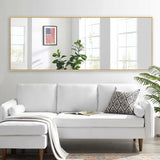 Modern and Contemporary Thin Frame Wall Mirror Full Length Mirror