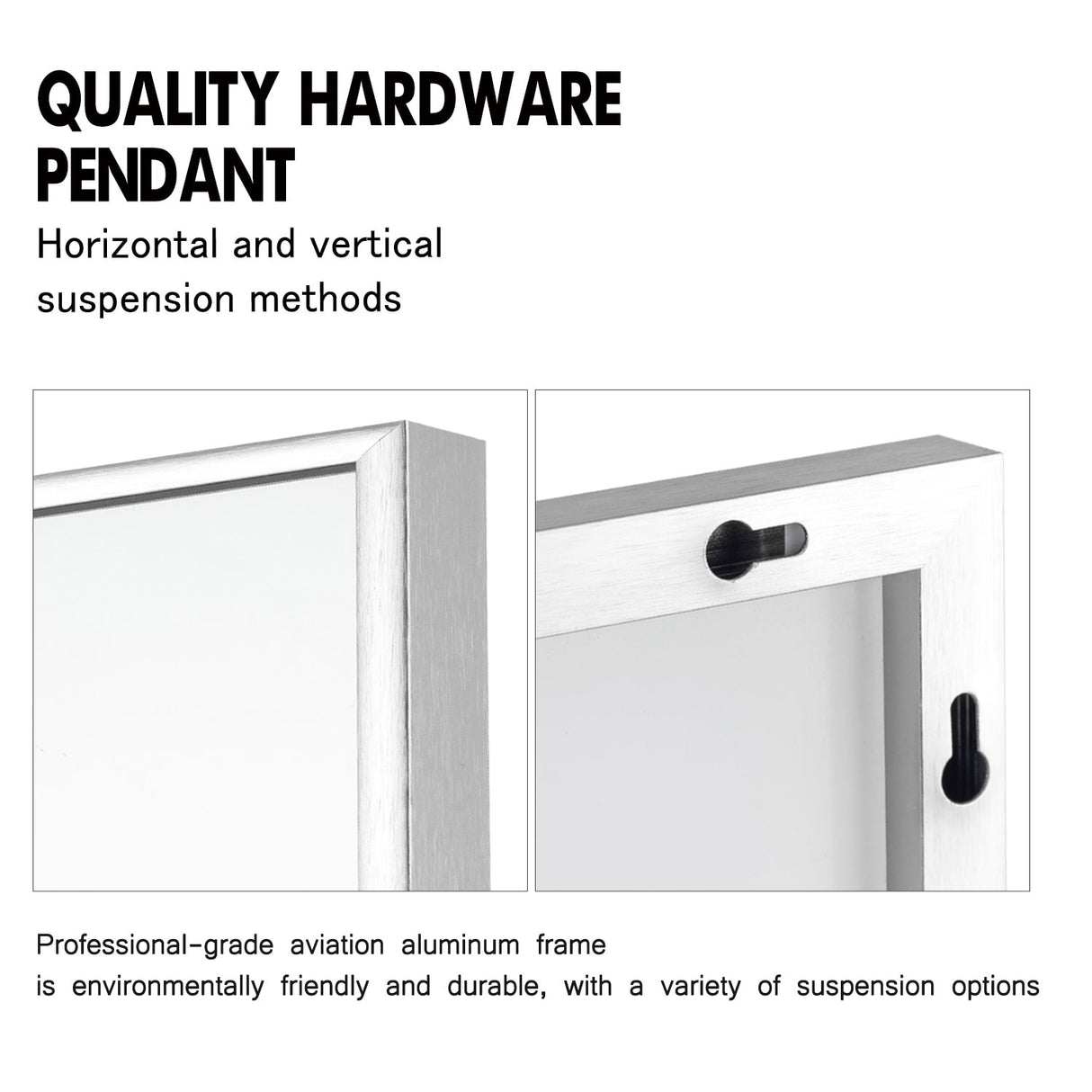 Modern and Contemporary Thin Frame Wall Mirror Full Length Mirror