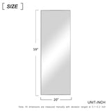 Modern and Contemporary Thin Frame Wall Mirror Full Length Mirror