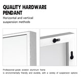 Modern and Contemporary Thin Frame Wall Mirror Full Length Mirror