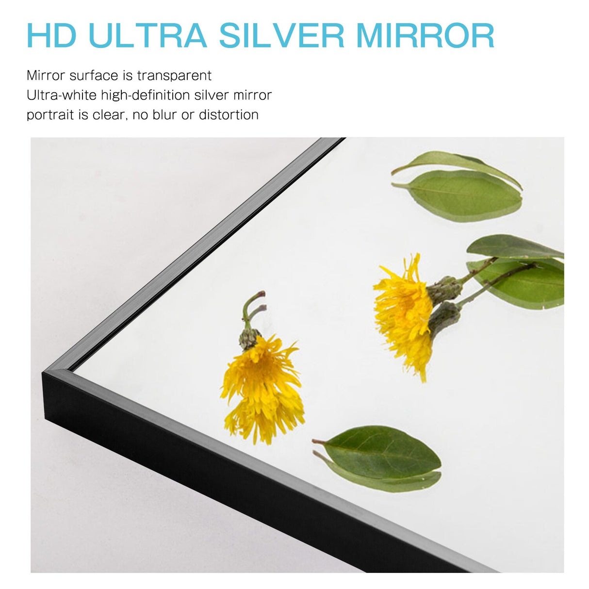Modern and Contemporary Thin Frame Wall Mirror Full Length Mirror