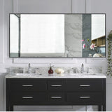 Modern and Contemporary Thin Frame Wall Mirror Full Length Mirror