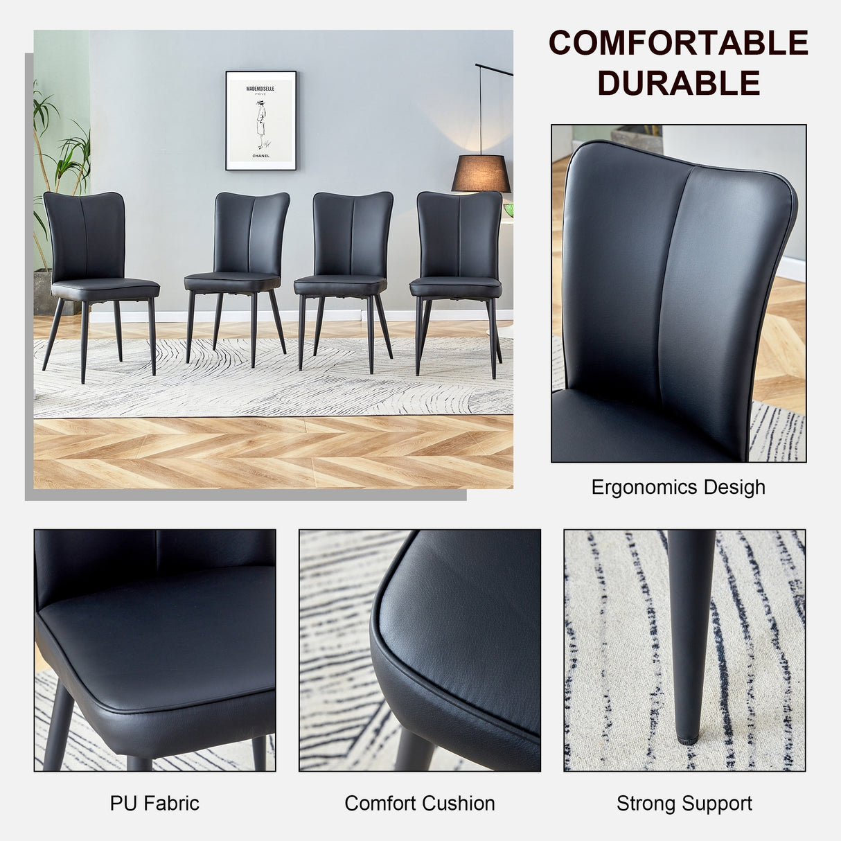 Modern minimalist dining chairs