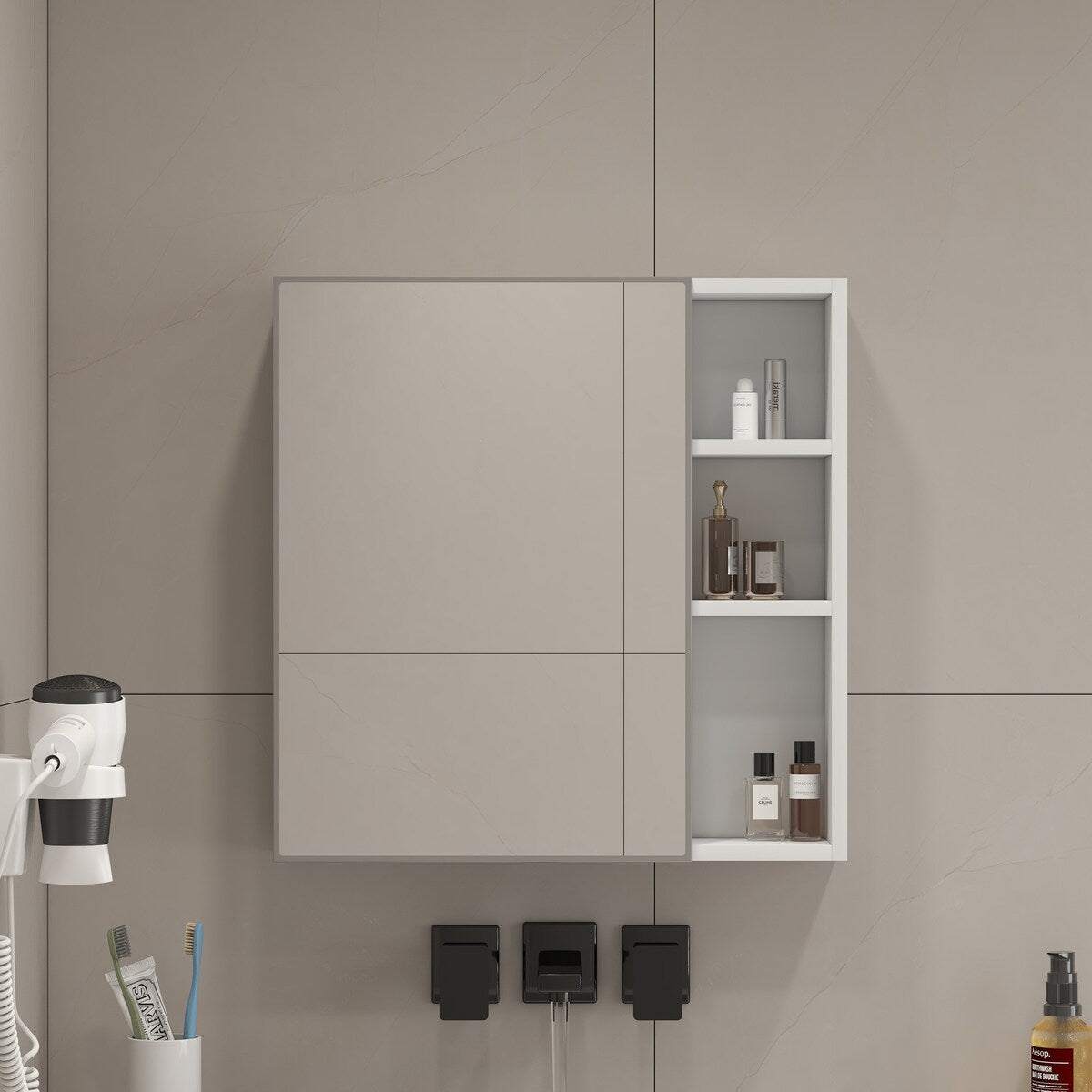 Modern, minimalist, full length mirrors, bathroom vanity mirrors, bedroom porches, clothing stores. - White