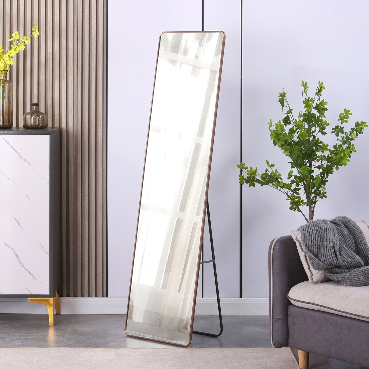 Modern, minimalist, full length mirrors, bathroom vanity mirrors, bedroom porches, clothing stores. - Transparent