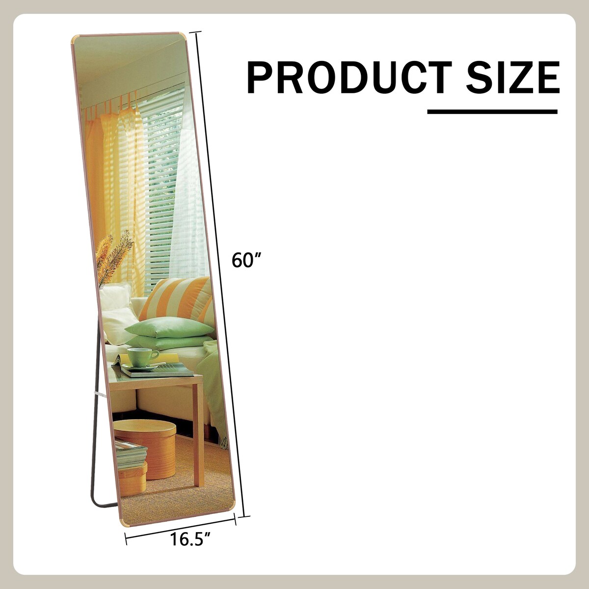 Modern, minimalist, full length mirrors, bathroom vanity mirrors, bedroom porches, clothing stores. - Transparent