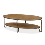 Moderne Muse Paris Market Cocktail Table in Bisque Finish