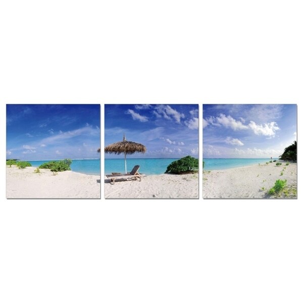 Modrest Island Life 3-Panel Painting