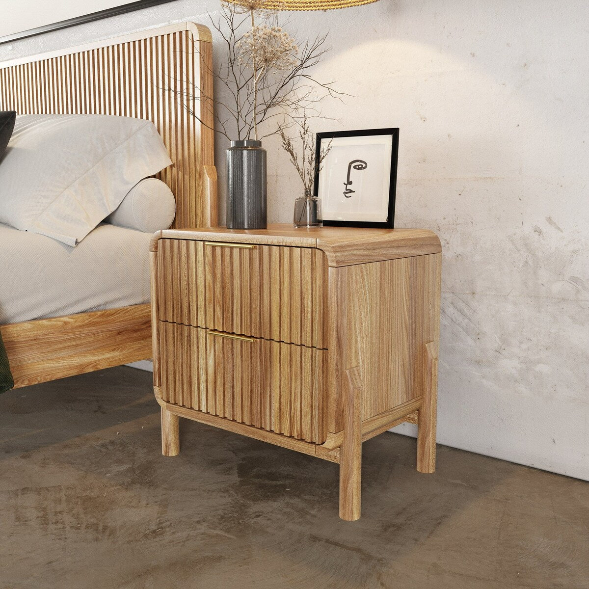 Modrest Mikala Modern Nightstand