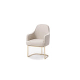 Modrest Tyler Modern Grey & Gold Dining Chair