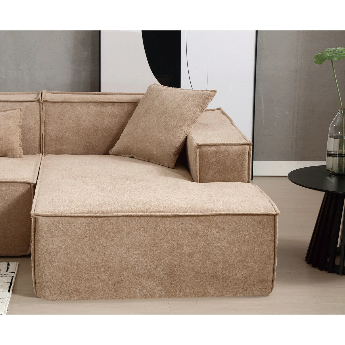 Modular Combination Right-Hand Facing L-shaped Sofa