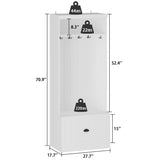 Modular Furniture Combo Entryway Hall Trees Storage Bench Closet Organizer