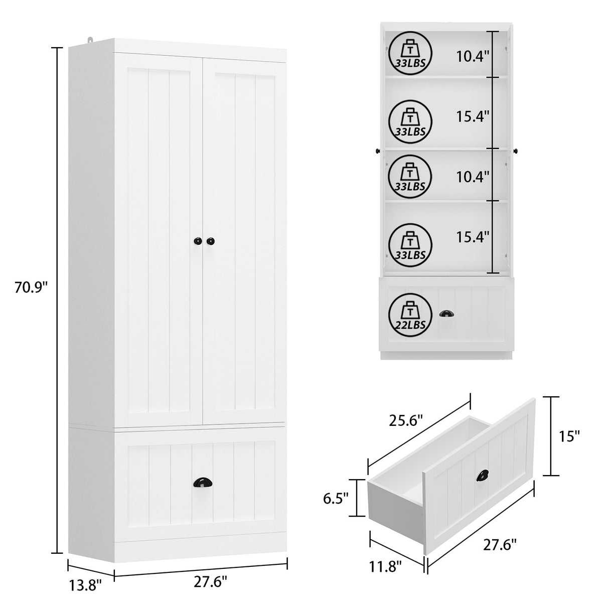 Modular Furniture Combo Entryway Hall Trees Storage Bench Closet Organizer