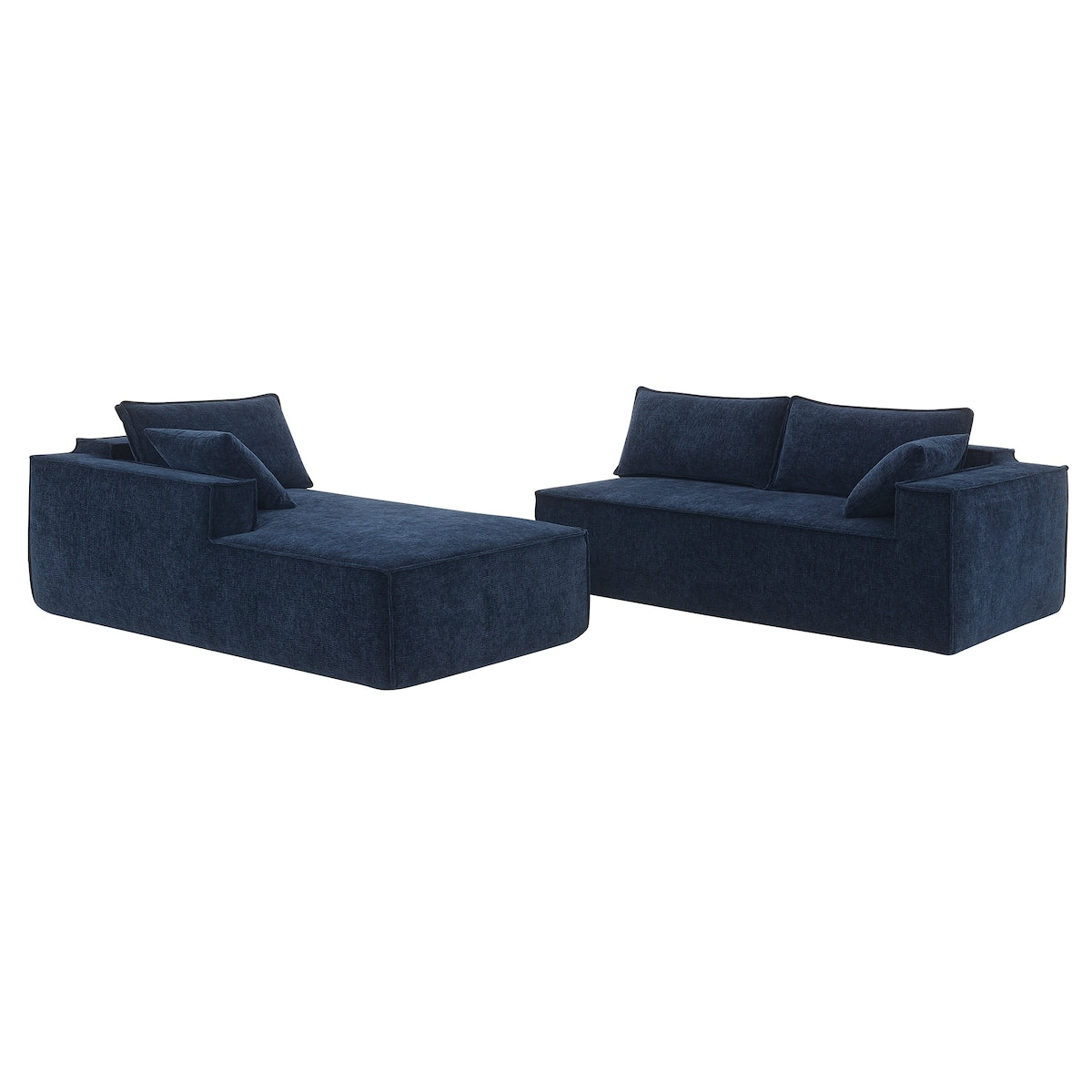 Modular L-Shaped Sectional Sofa With 2 PIC Free Combination