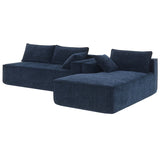 Modular L-Shaped Sectional Sofa With 2 PIC Free Combination