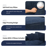 Modular L-Shaped Sectional Sofa With 2 PIC Free Combination