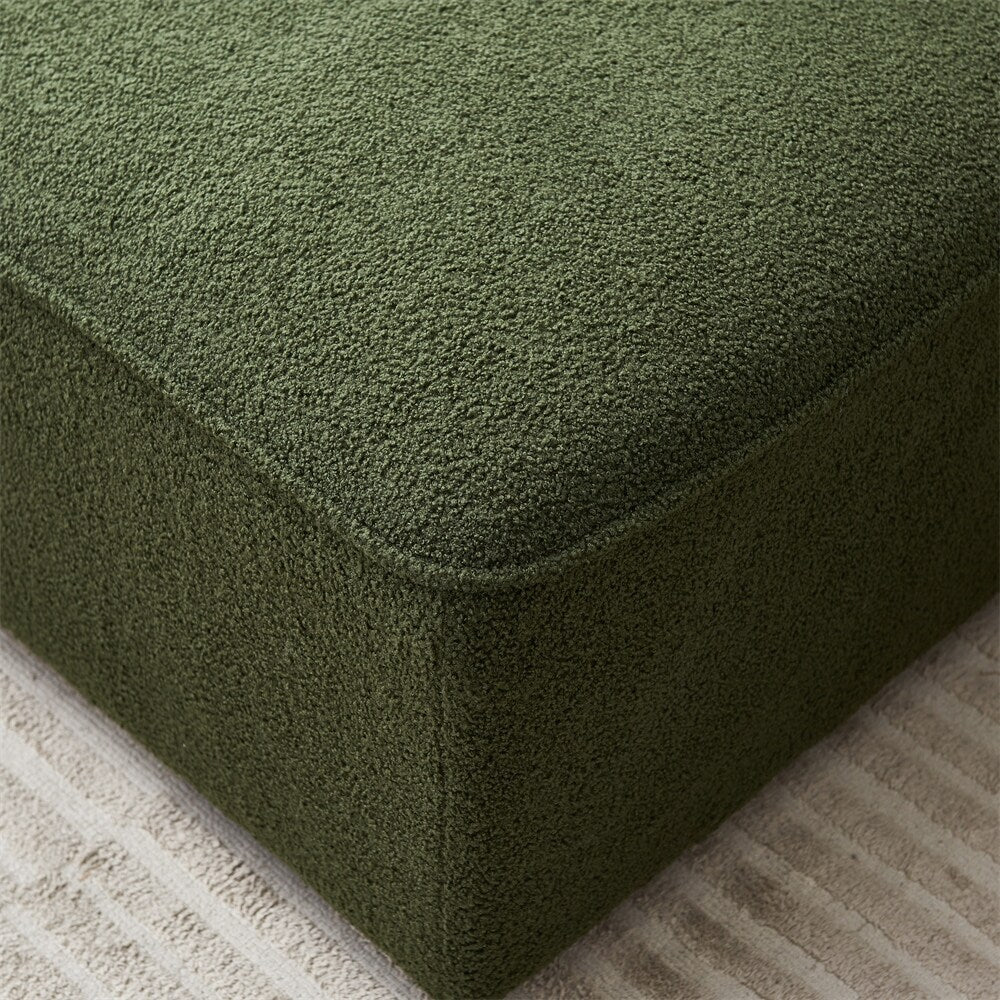 Modular L Shaped Sectional Sofa with 3 Back Pillows & 2 Throw Pillow
