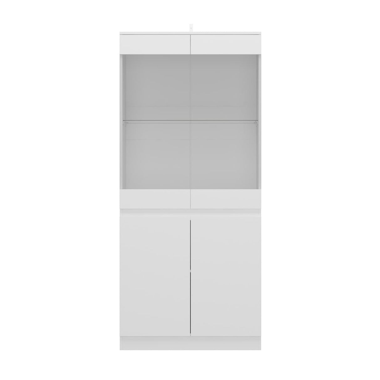 Modular Large display case,Bar Cabinet with glass doors,drawers,lights