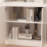 Modular Large display case,Bar Cabinet with glass doors,drawers,lights