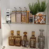 Modular Large display case,Bar Cabinet with glass doors,drawers,lights