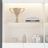 Modular Large display case,Bar Cabinet with glass doors,drawers,lights