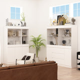 Modular Large display case,Bar Cabinet with glass doors,drawers,lights