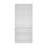 Modular Large display case,Bar Cabinet with glass doors,drawers,lights