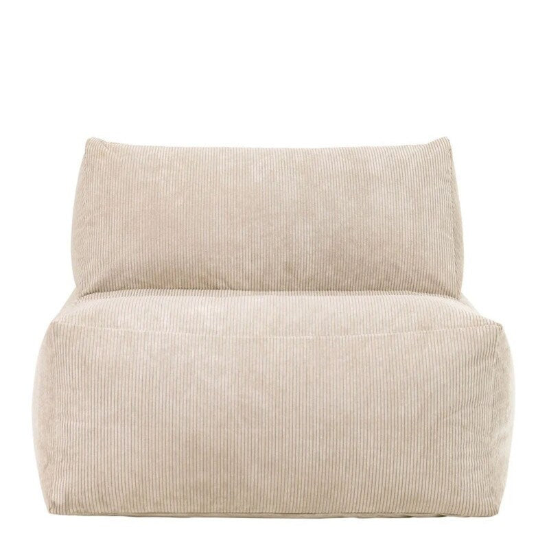 Modular Pebble Beige Corduroy Sofa