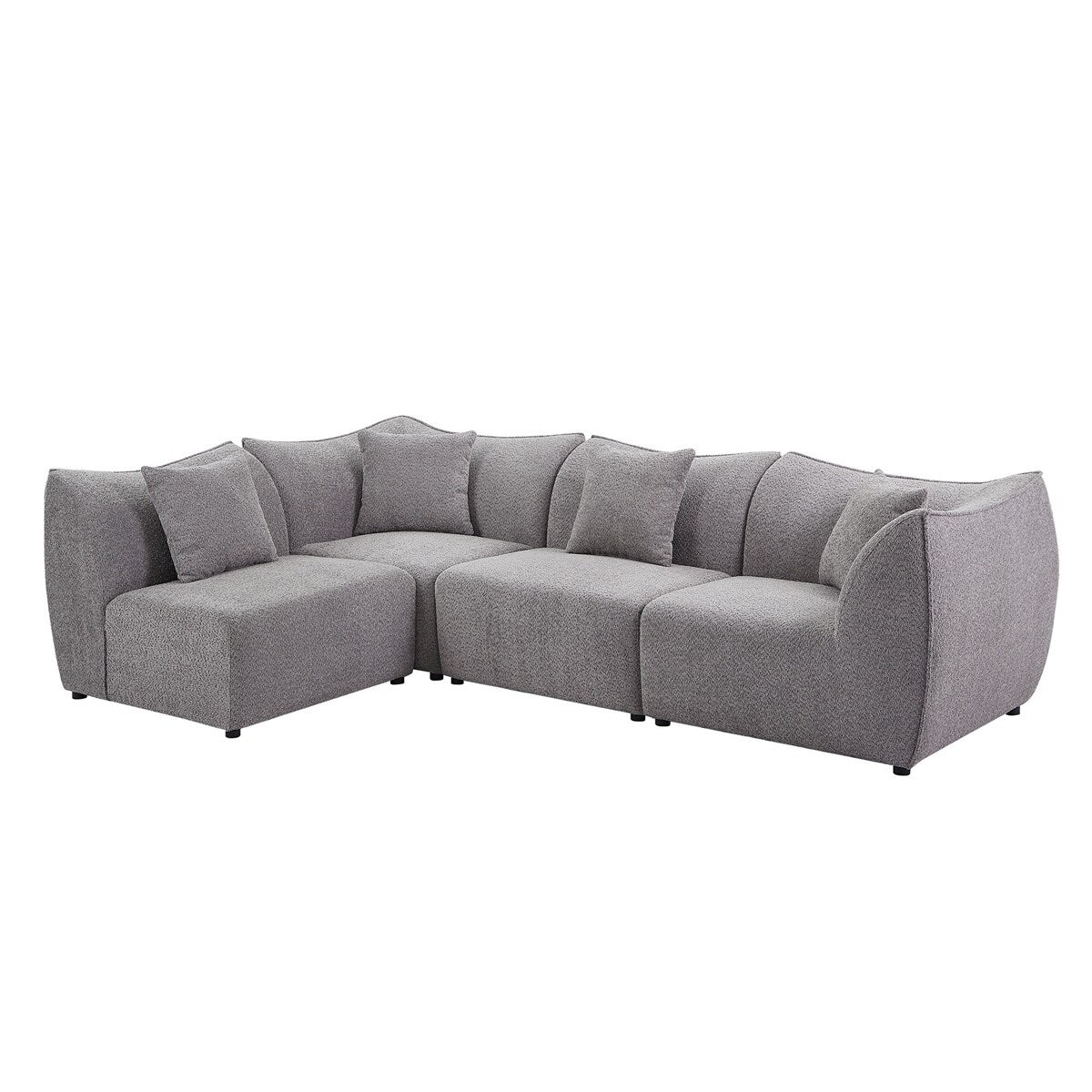 Modular Sectional Couch 4-Seater Sectional Sofa Convertible Couches