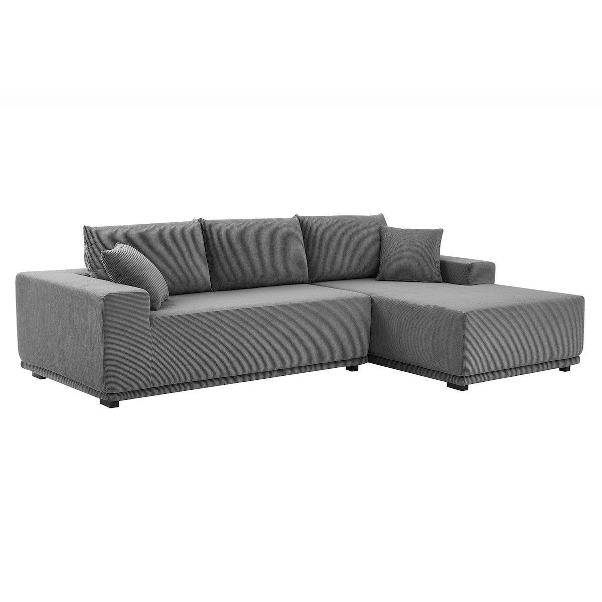 Modular Sectional Living Room Sofa Set Upholstered Sleeper Sofa for Living Room, Bedroom, Salon, 2 PC Free Combination