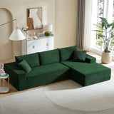 Modular Sectional Living Room Sofa Set Upholstered Sleeper Sofa for Living Room, Bedroom, Salon, 2 PC Free Combination