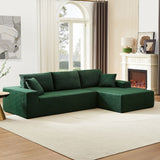 Modular Sectional Living Room Sofa Set Upholstered Sleeper Sofa for Living Room, Bedroom, Salon, 2 PC Free Combination