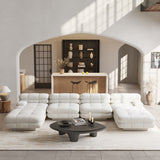 Modular Sectional Sofa Couch,146.44 inch U Shape Sofa Couch,Oversized 4 Seater Couch with 2 Ottomans