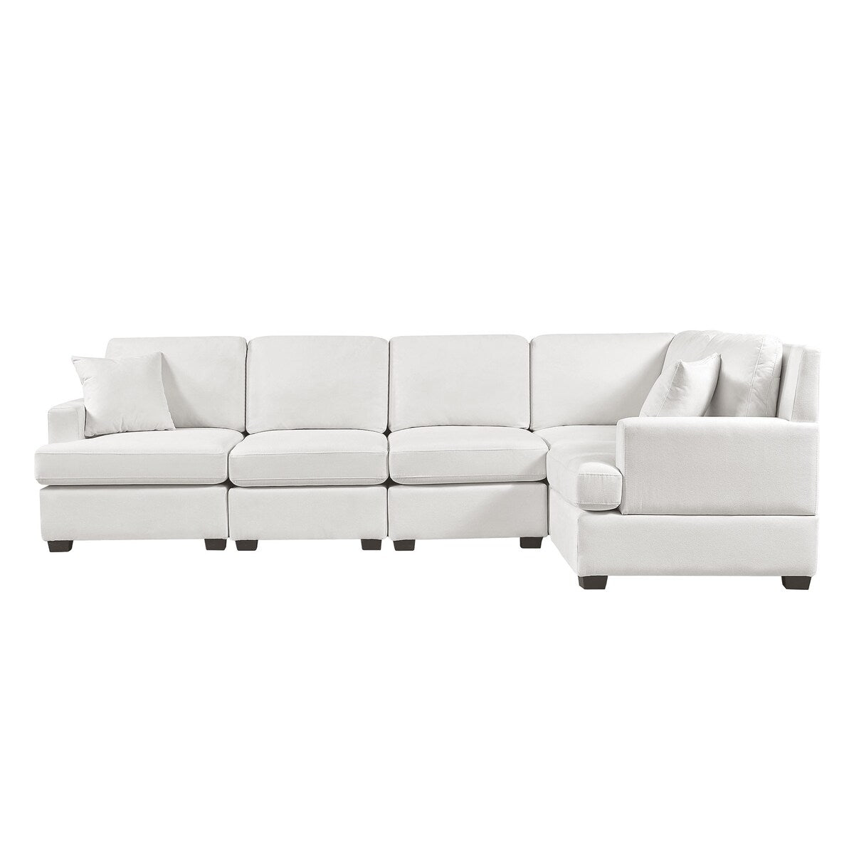 Modular Sectional Sofa L-Shaped with Tossing Cushions