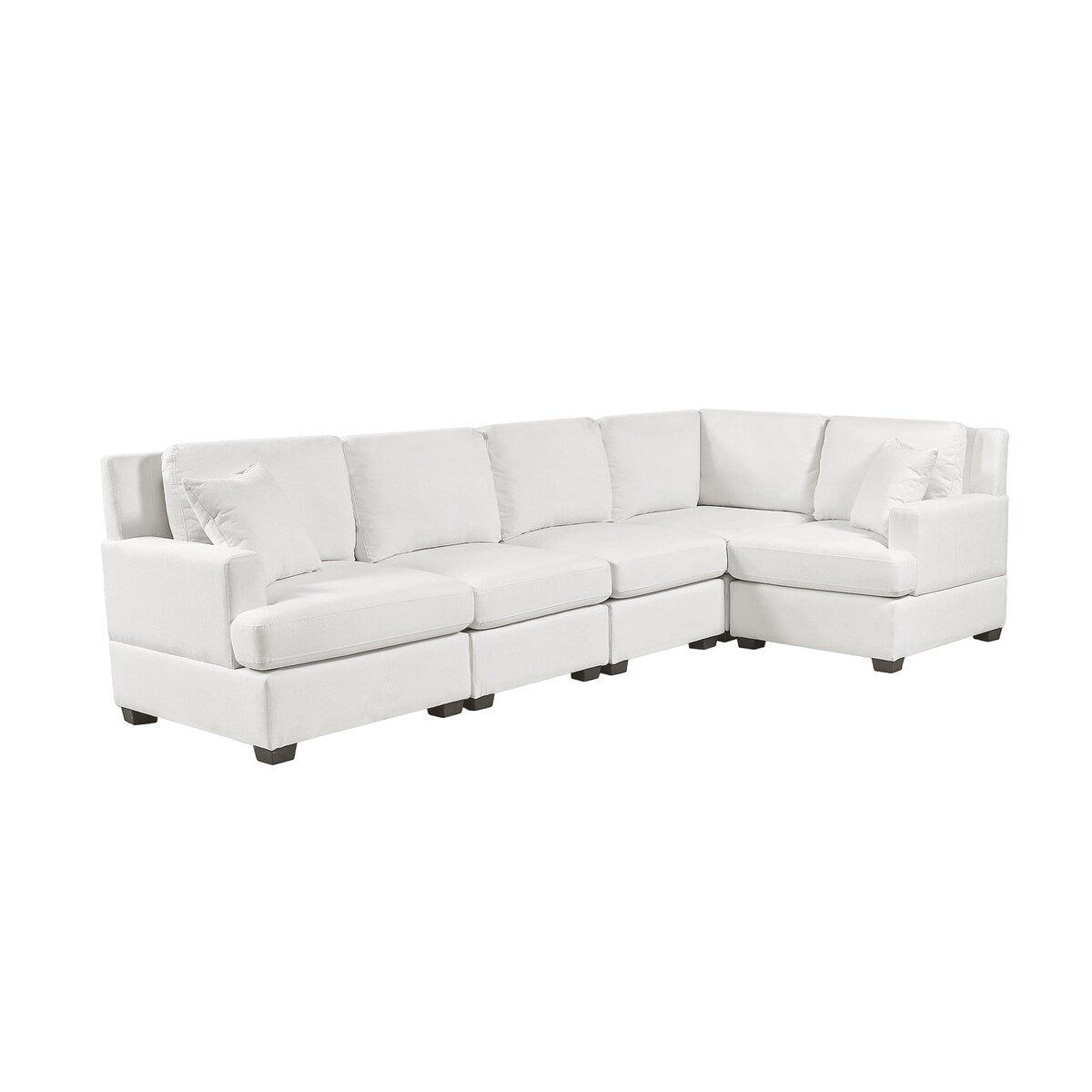 Modular Sectional Sofa L-Shaped with Tossing Cushions