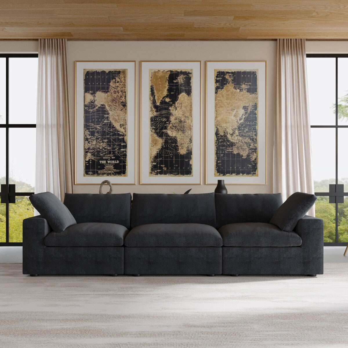 Modular Sectional Sofas for Living Room, Convertible Sofa Couch