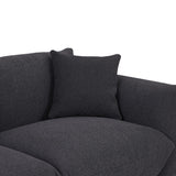 Modular Version Design 4 Seater Sofa Couch With Metal Legs And Solid Wood Frame And 3 Pillows