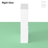 Modular glass display cabinets, storage Cabinets with 3-colors lights