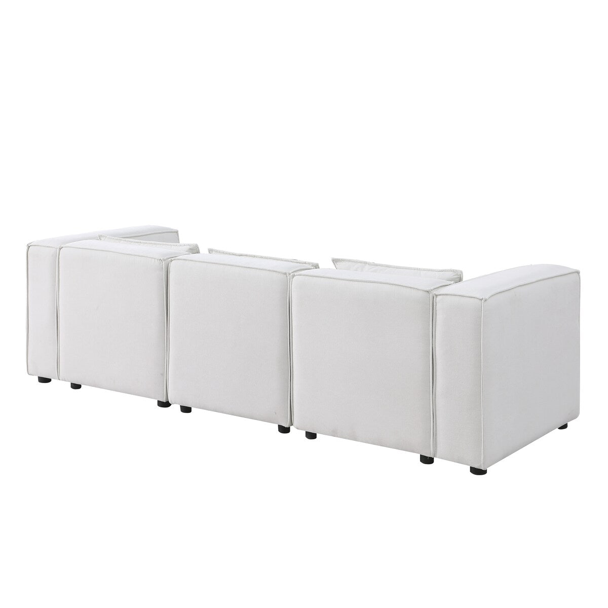 Modular sofa chenille fabric, simple and grand, the seat and back is very soft. this is also a KNOCK DOWN sofa