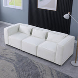 Modular sofa chenille fabric, simple and grand, the seat and back is very soft. this is also a KNOCK DOWN sofa