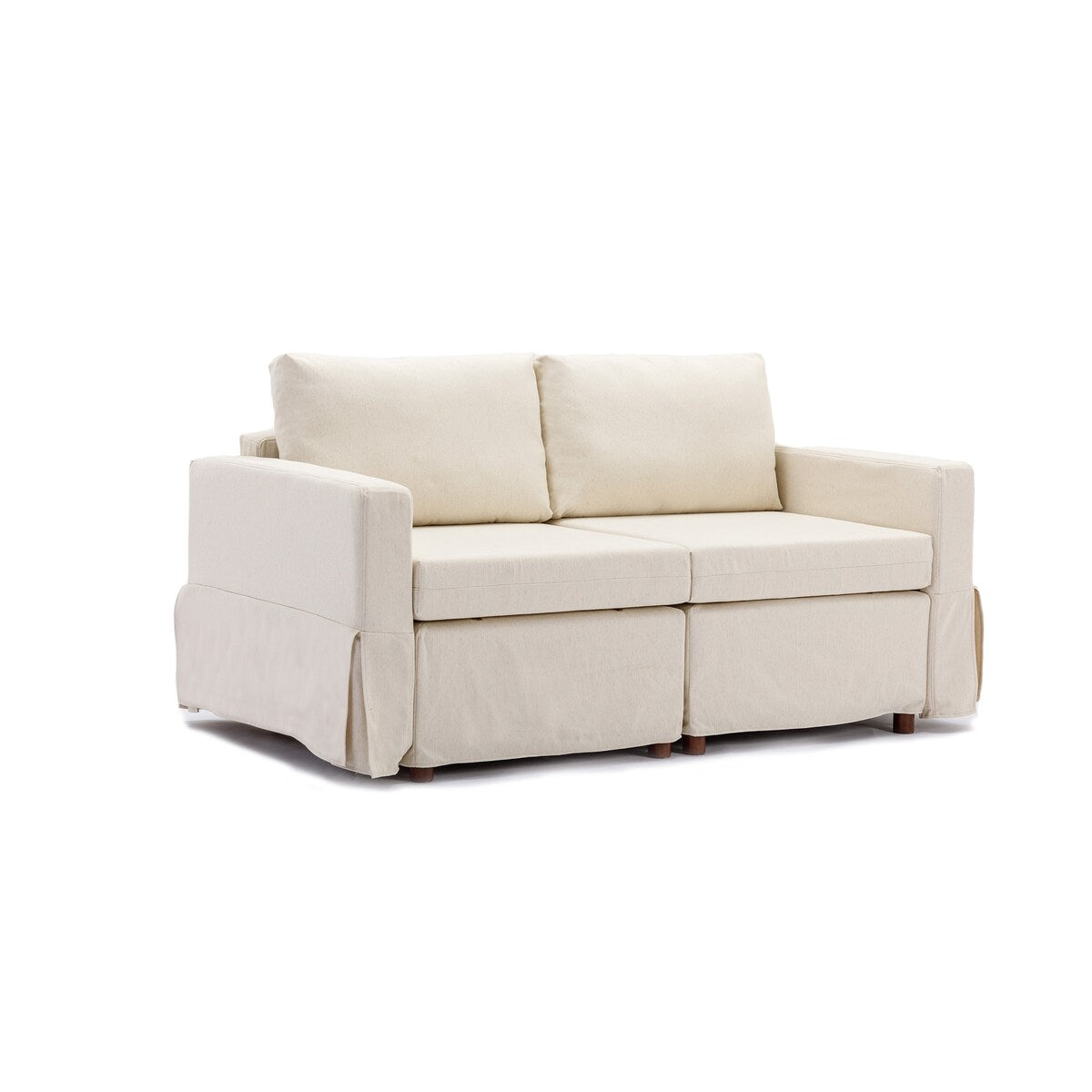 Module Sectional Sofa Couch With 1 Ottoman,Cushion Removable and Washable