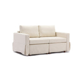 Module Sectional Sofa Couch With 1 Ottoman,Cushion Removable and Washable