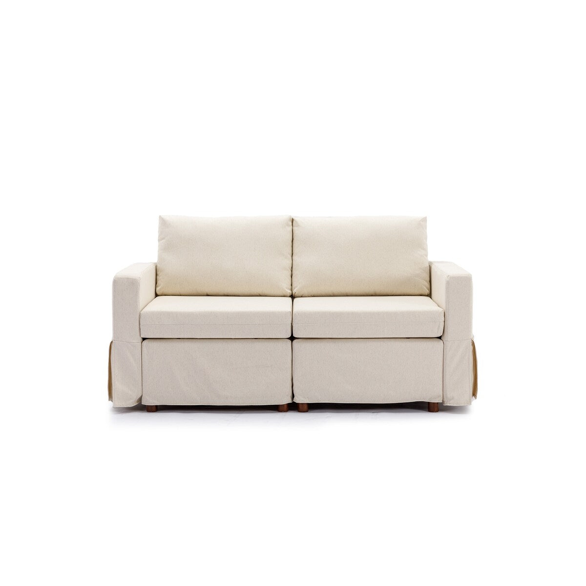 Module Sectional Sofa Couch With 1 Ottoman,Cushion Removable and Washable