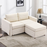 Module Sectional Sofa Couch With 1 Ottoman,Cushion Removable and Washable