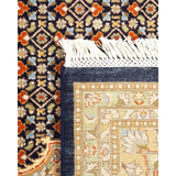 Overton Hand Knotted Wool Vintage Inspired Traditional Mogul Blue Area Rug - 8 x 10
