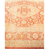Overton Hand Knotted Wool Vintage Inspired Traditional Mogul Orange Area Rug - 8 x 10