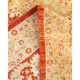 Overton Hand Knotted Wool Vintage Inspired Traditional Mogul Orange Area Rug - 8 x 10